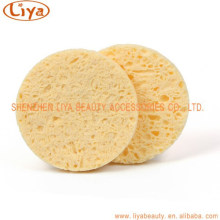 Natural Cellulose sponge puff for facial clean sponge wood pulp sponge
